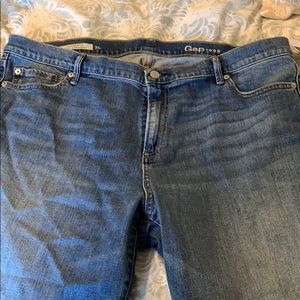 Gap Medium blue denim straight leg jeans
